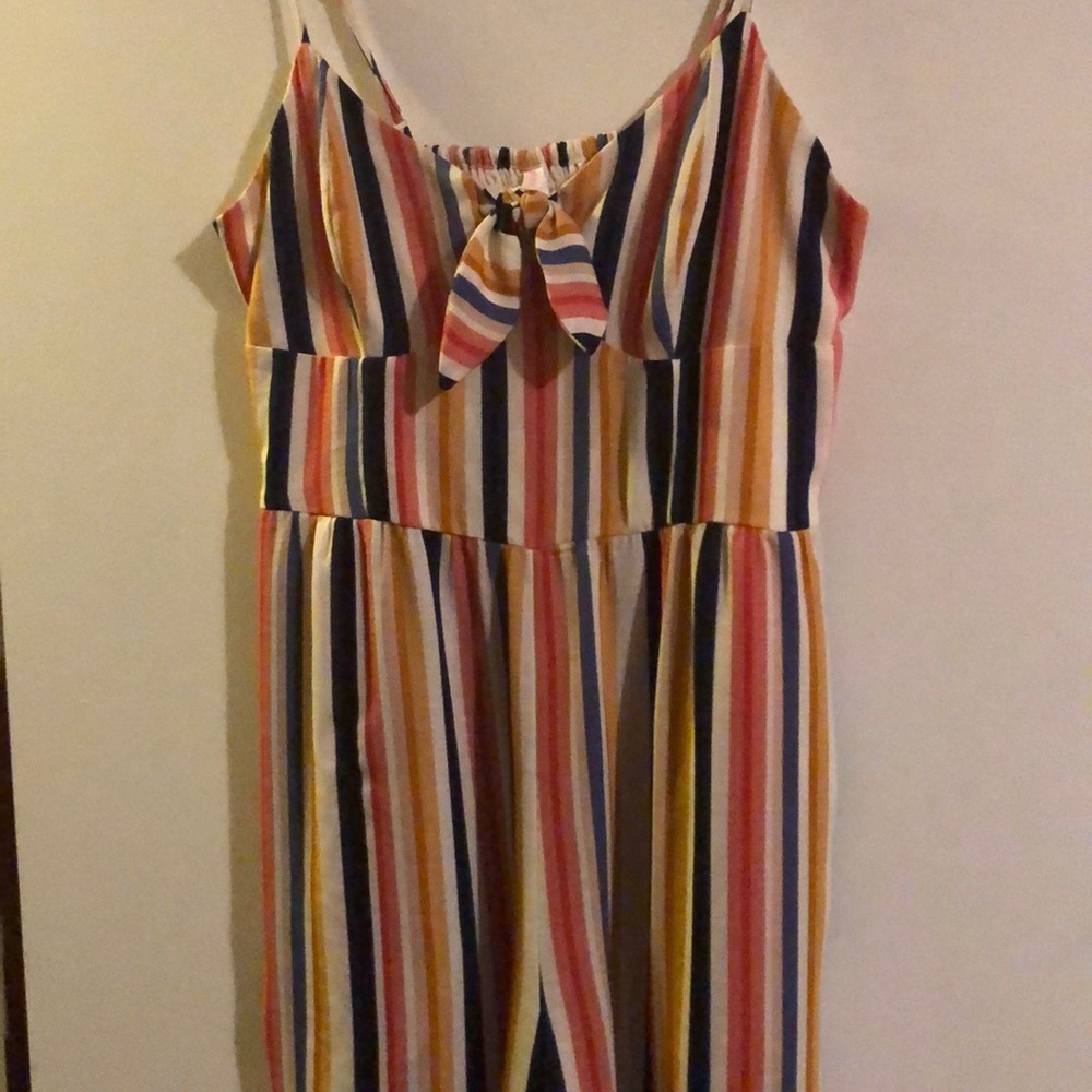 Striped Jumpsuit